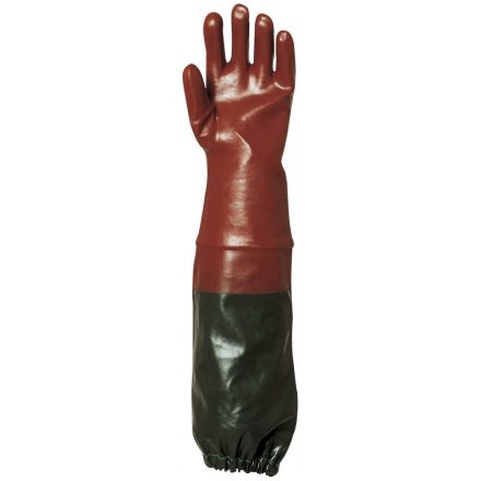 COVERGUARD 3669 MÁRTOTT PVC KESZTYŰ, BORDÓ, SAV/LÚG/OLAJÁLLÓ, 70CM HOSSZÚ_10