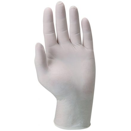 COVERGUARD 5808B M LATEX VIZSGÁLÓKESZTYŰ, PÚDEROZOTT/100 DB M ZÖLD DOBOZ