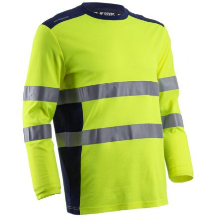 COVERGUARD 5RIK16000L ÚJ! RIKKA HOSSZÚUJJÚ PÓLÓ HI-VIZ SÁRGA ÉS KÉK SZÍNBEN_L