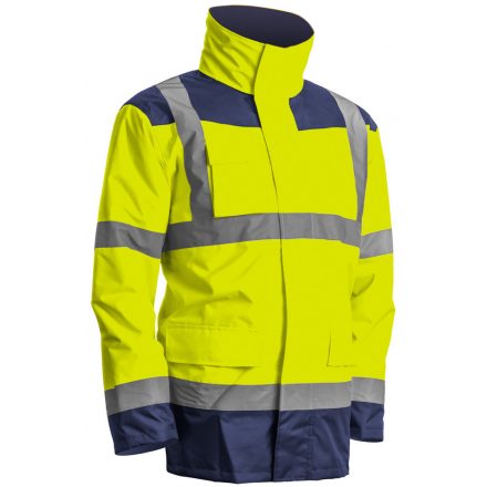 COVERGUARD 7KANYL KANATA 4/1 HI-VIZ SÁRGA/KÉK PE KABÁT_L