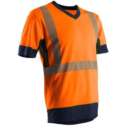 COVERGUARD 7KOMOL ÚJ! KOMA HI-VIZ NARANCS RÖVID UJJÚ PÓLÓ_L