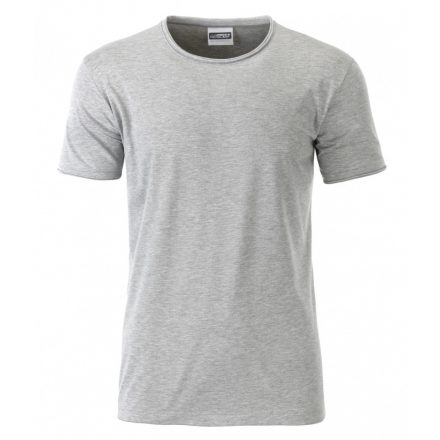 James&Nicholson J&N biopamut póló 8002 grey-heather 3XL