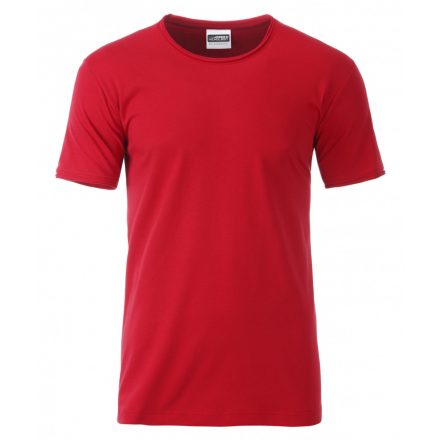 James&Nicholson J&N biopamut póló 8002 red 3XL