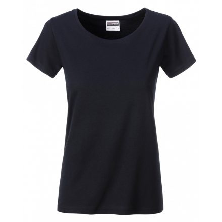 James&Nicholson J&N Ladies' Basic-T kereknyakú póló 8007 black L