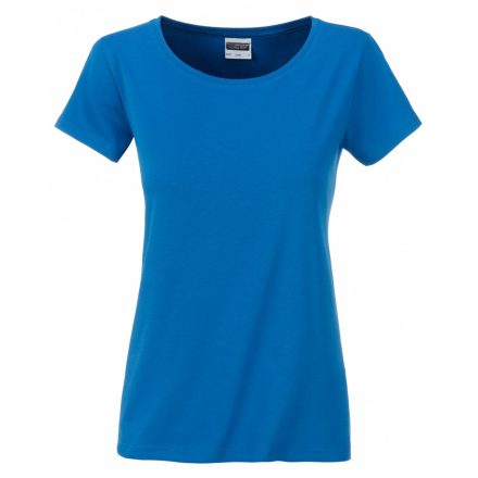 James&Nicholson J&N Ladies' Basic-T kereknyakú póló 8007 cobalt L