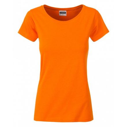 James&Nicholson J&N Ladies' Basic-T kereknyakú póló 8007 orange L