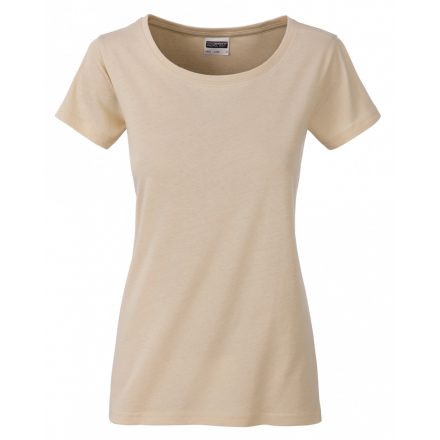 James&Nicholson J&N Ladies' Basic-T kereknyakú póló 8007 stone XXL