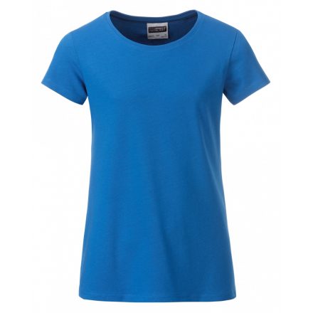 James&Nicholson J&N Girls' Basic-T kereknyakú póló 8007G cobalt L