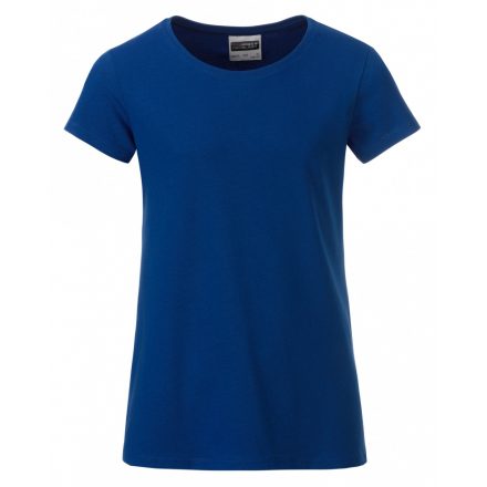 James&Nicholson J&N Girls' Basic-T kereknyakú póló 8007G dark royal M