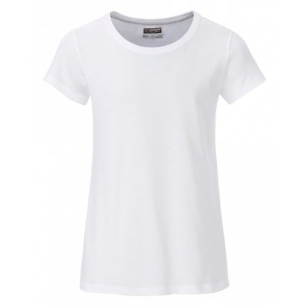 James&Nicholson J&N Girls' Basic-T kereknyakú póló 8007G white L