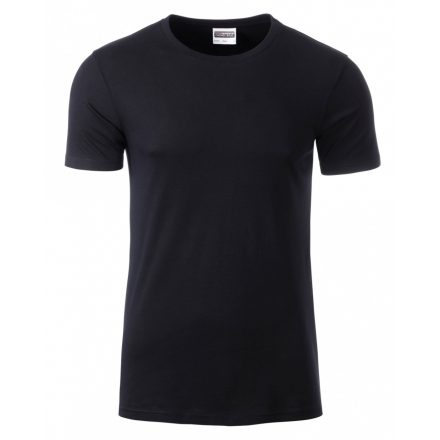 James&Nicholson J&N Men's Basic-T kereknyakú póló 8008 black 3XL