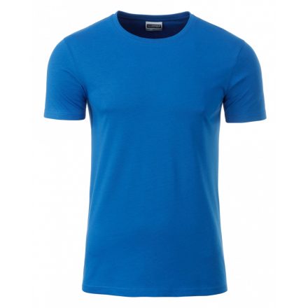 James&Nicholson J&N Men's Basic-T kereknyakú póló 8008 cobalt 3XL