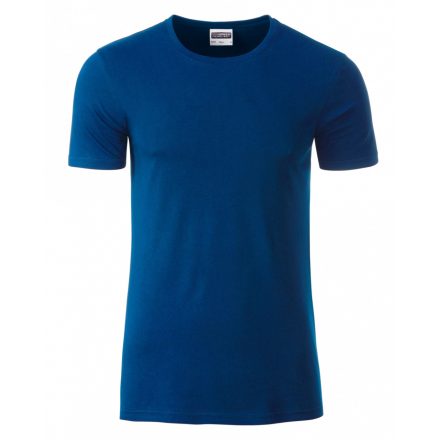 James&Nicholson J&N Men's Basic-T kereknyakú póló 8008 dark-royal 3XL