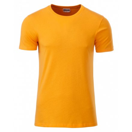 James&Nicholson J&N Men's Basic-T kereknyakú póló 8008 gold-yellow 3XL