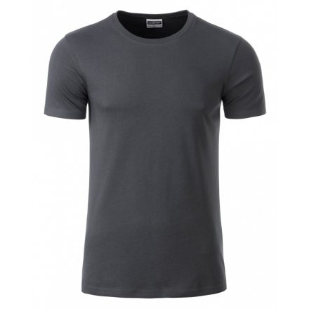 James&Nicholson J&N Men's Basic-T kereknyakú póló 8008 graphite 3XL