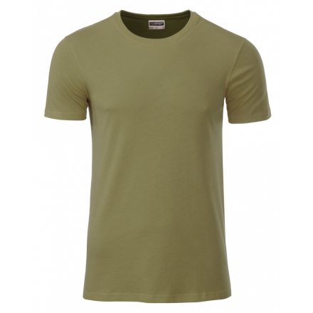 James&Nicholson J&N Men's Basic-T kereknyakú póló 8008 khaki 3XL