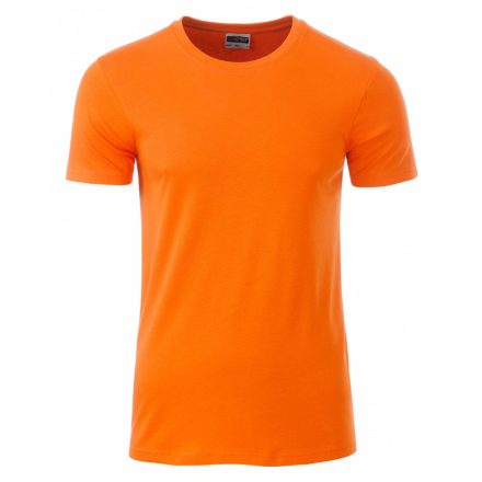 James&Nicholson J&N Men's Basic-T kereknyakú póló 8008 orange 3XL