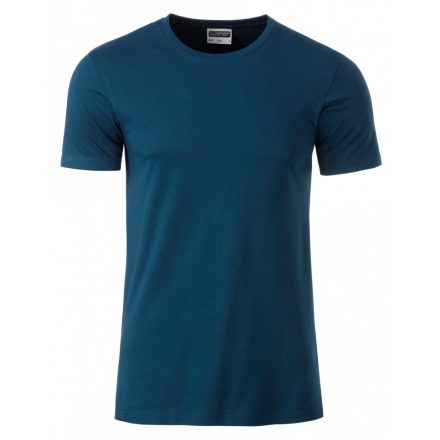 James&Nicholson J&N Men's Basic-T kereknyakú póló 8008 petrol 3XL