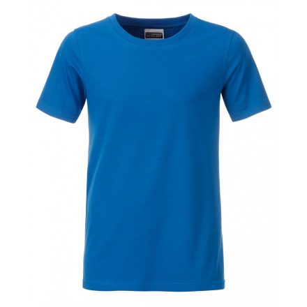 James&Nicholson J&N Boys' Basic-T kereknyakú póló 8008B cobalt L