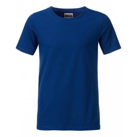 James&Nicholson J&N Boys' Basic-T kereknyakú póló 8008B dark royal XL