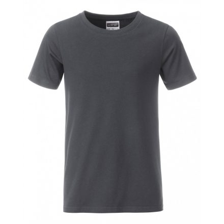 James&Nicholson J&N Boys' Basic-T kereknyakú póló 8008B graphite XXL