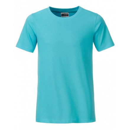 James&Nicholson J&N Boys' Basic-T kereknyakú póló 8008B pacific XXL