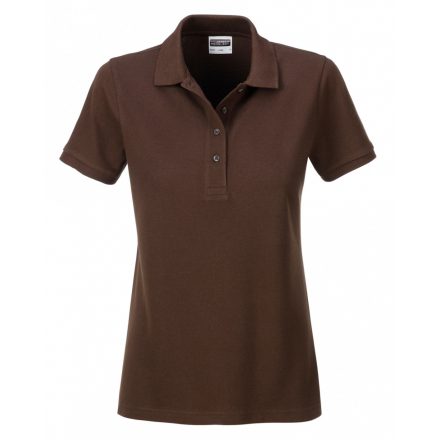 James&Nicholson J&N Ladies' Basic galléros póló 8009 brown XXL