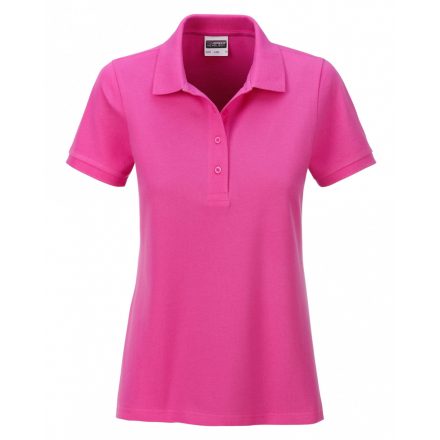 James&Nicholson J&N Ladies' Basic galléros póló 8009 pink XL