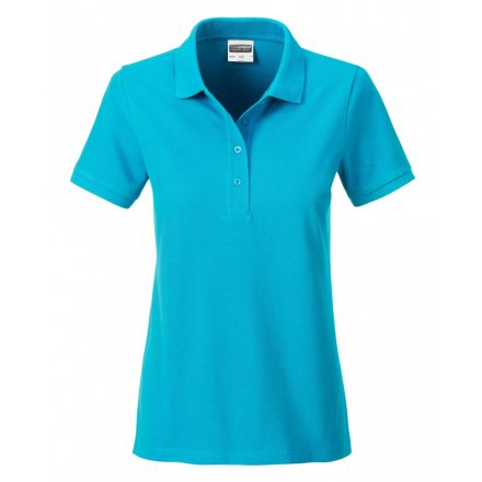 James&Nicholson J&N Ladies' Basic galléros póló 8009 turquoise XXL