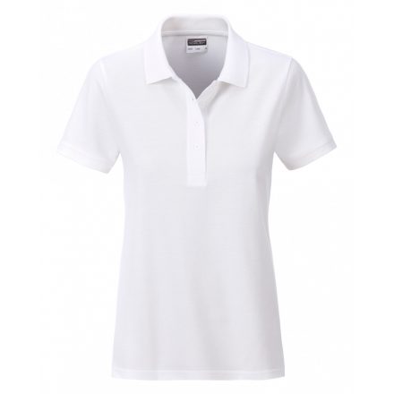 James&Nicholson J&N Ladies' Basic galléros póló 8009 white XXL