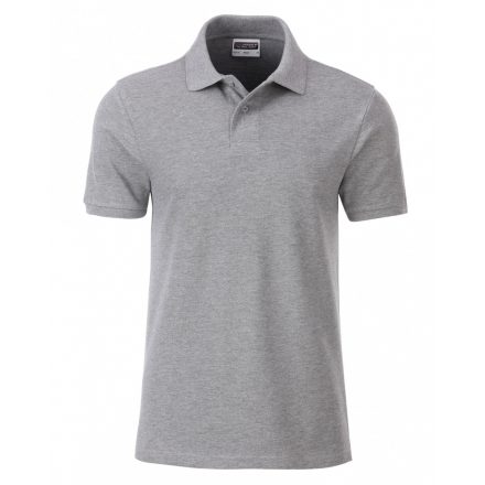 James&Nicholson J&N Men's Basic galléros póló 8010 grey-heather 3XL