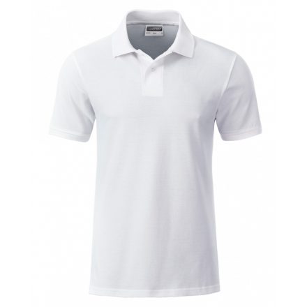 James&Nicholson J&N Men's Basic galléros póló 8010 white 3XL