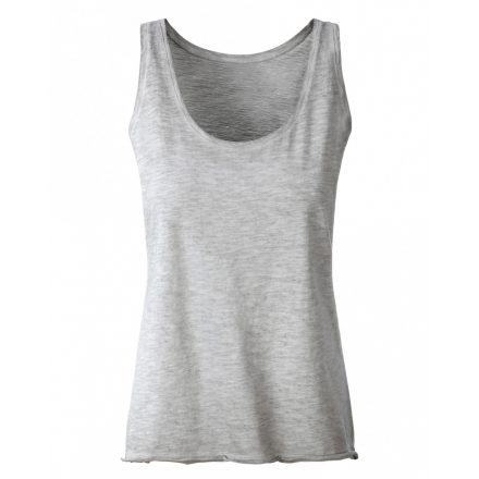 James&Nicholson Slub-Top női trikó 8017 light-grey XL