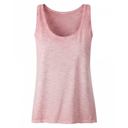 James&Nicholson Slub-Top női trikó 8017 soft-pink L