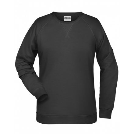 James&Nicholson Női biopamut pulóver 8021 black 3XL