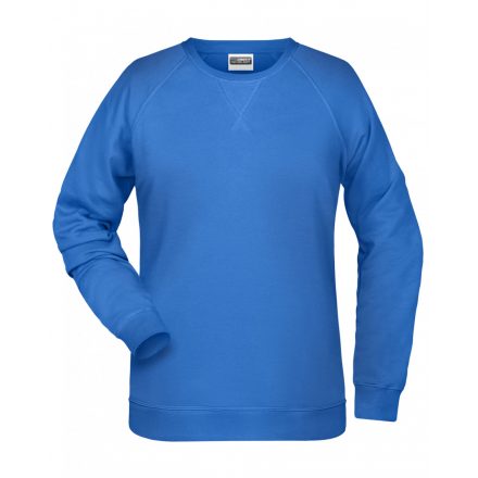 James&Nicholson Női biopamut pulóver 8021 cobalt 3XL