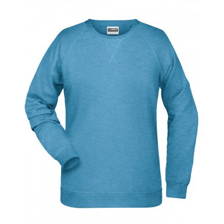 James&Nicholson Női biopamut pulóver 8021 glacier-melange 3XL