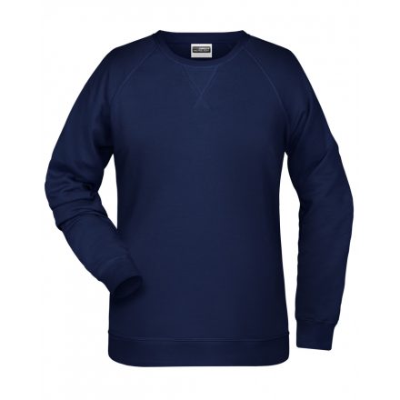 James&Nicholson Női biopamut pulóver 8021 navy 3XL