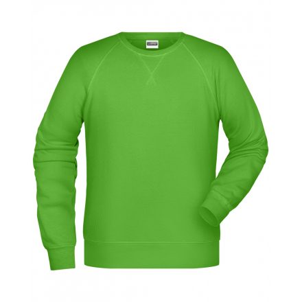 James&Nicholson Biopamut pulóver 8022 lime-green 3XL