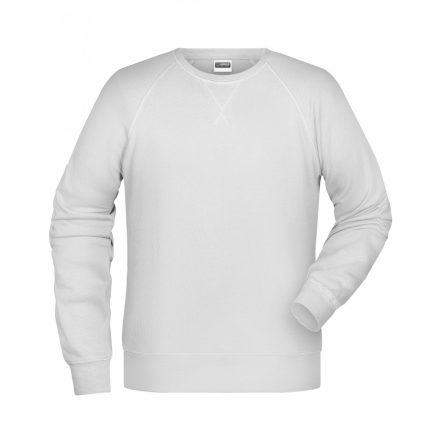 James&Nicholson Biopamut pulóver 8022 white 3XL