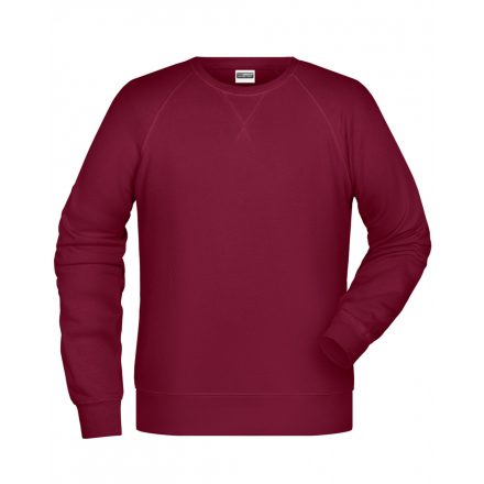 James&Nicholson Biopamut pulóver 8022 wine 3XL