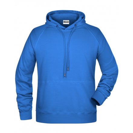 James&Nicholson Biopamut kapucnis pulóver 8024 cobalt 3XL