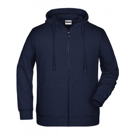 James&Nicholson Biopamut cipzáras pulóver 8026 navy 3XL