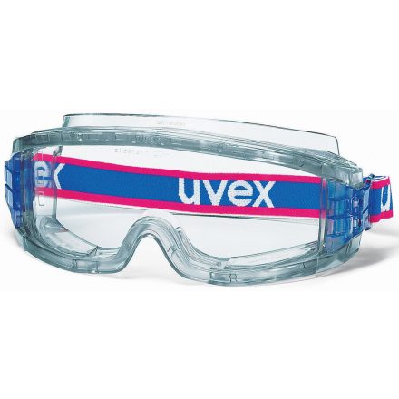 UVEX ULTRAVISION SZEMÜVEG,SZÜRKE GUMIPÁNTOS,VÍZTISZTA LENCSE