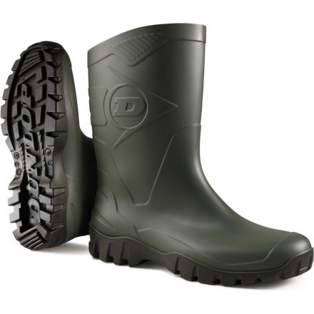 DUNLOP DEE K580011 RÖVIDSZÁRÚ ZÖLD PVC CSIZMA_42