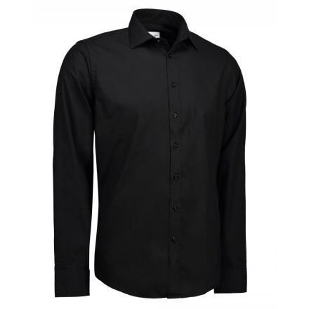 Seven Seas Men's Fine Twill hosszú ujjú ing ID-SS30 black L