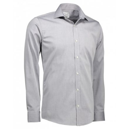 Seven Seas Men's Fine Twill hosszú ujjú ing ID-SS30 silver-grey L