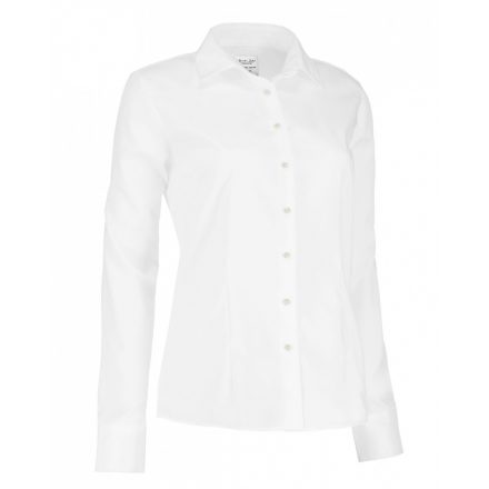 Seven Seas Ladies' Fine Twill modern fit blúz ID-SS720 white 3XL