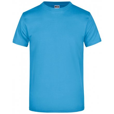 James&Nicholson Round-T-Medium kereknyakú póló JN001 aqua   vízkék L