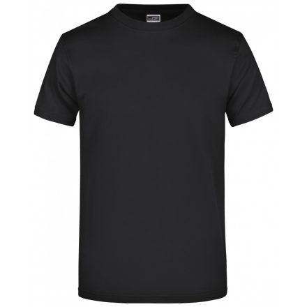 James&Nicholson Round-T-Medium kereknyakú póló JN001 black XL